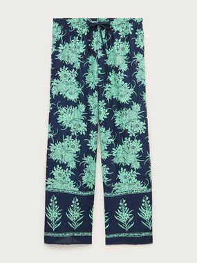 J.Crew Drawstring Beach pant/summer pant in pineapple print